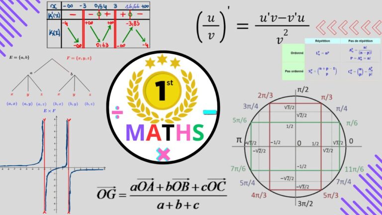 𝐌𝐚𝐭𝐡𝐬 𝐏𝐫𝐞𝐦𝐢𝐞̀𝐫𝐞 : Ton Cours Complet en 𝐕𝐢𝐝𝐞́𝐨𝐬 + 𝐉𝐞𝐮𝐱 𝐈𝐧𝐭𝐞𝐫𝐚𝐜𝐭𝐢𝐟𝐬 !